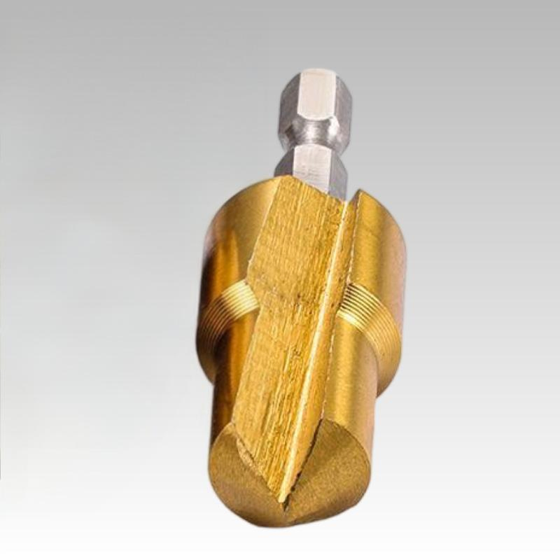Titanium Plating Countersink Drill Bits - Pipe End Preparation Tools for Plumbing
