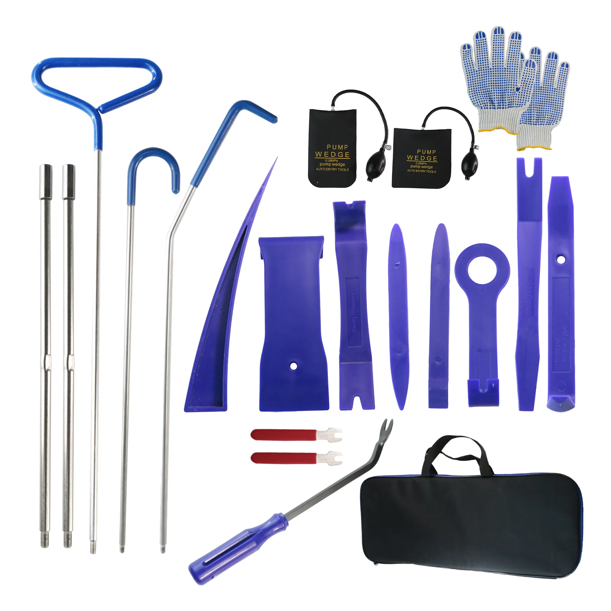 Long Reach Grabber Locksmith Emergency 20 PCS Vehicle Door Unlocking Car Repair Tool Kit