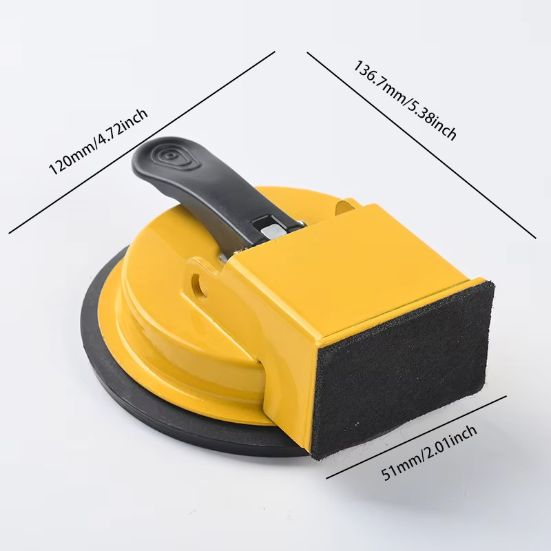 Enhanced Iron &amp; Rubber Vacuum Suction Cup Floor Gap Repair Tool for Wood and Tile Flooring