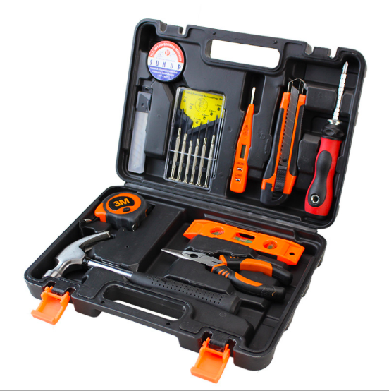 General Household Hand Tool Kit with Plastictool Box