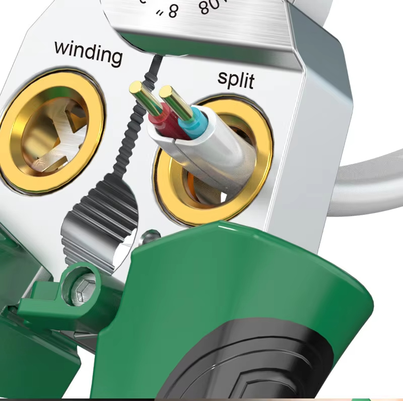 Multi-function Tool 8/7 in 1 Wire Stripping Pliers Electrician Cable Cutter Stripper Cutting Splitting Winding Repair Tools