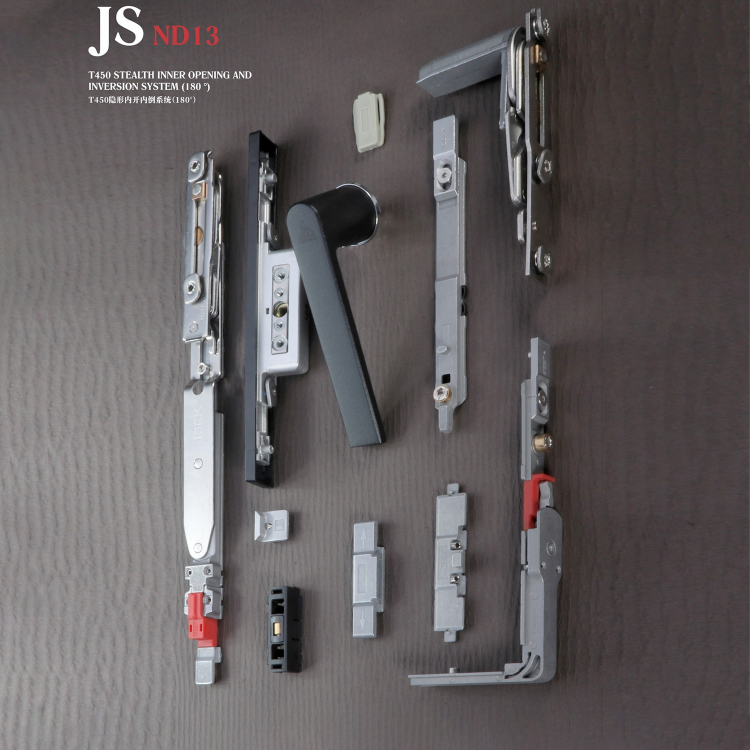 High End Door Window Accessories Europe Standard 20 Slot Sistema Para Ventana Oscilobatiente Window Hardware for Aluminum Window
