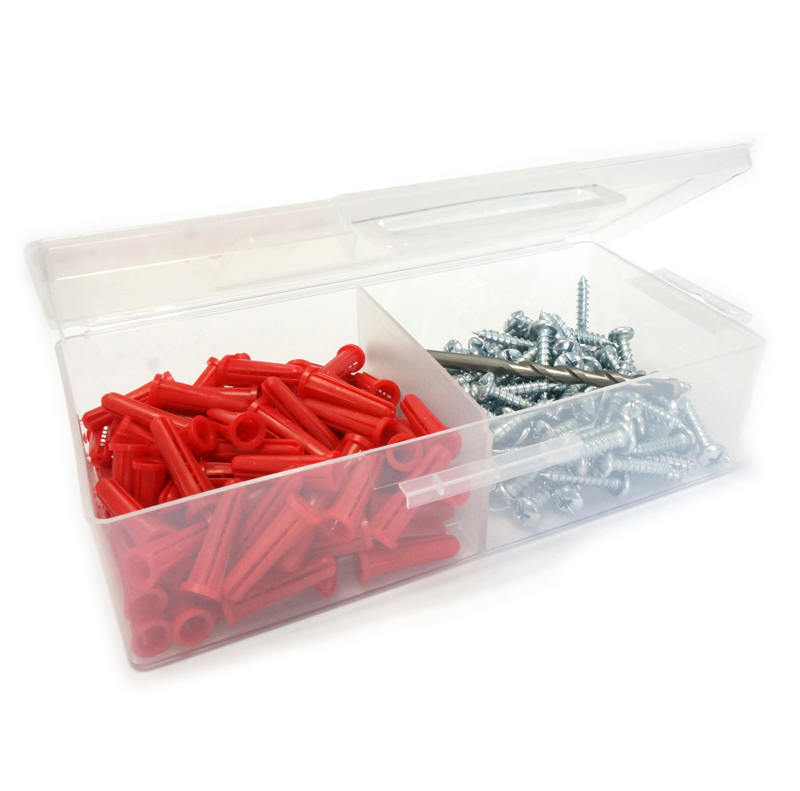 Manufacturer Customization Conical Anchor Kit With Drill Bit Plastic Screw Anchors Set Nylon Drywall Anchors Wall Plug Unit