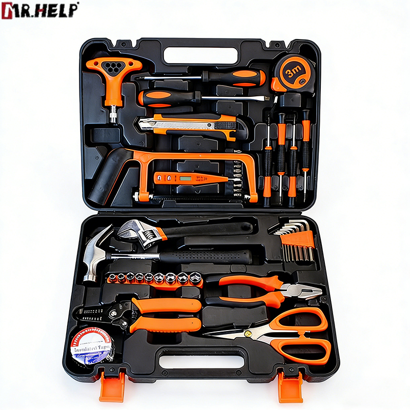 Professional 46PCS Multi-Function Hand Tool Set Repair Hand Tool Kit Blow Case