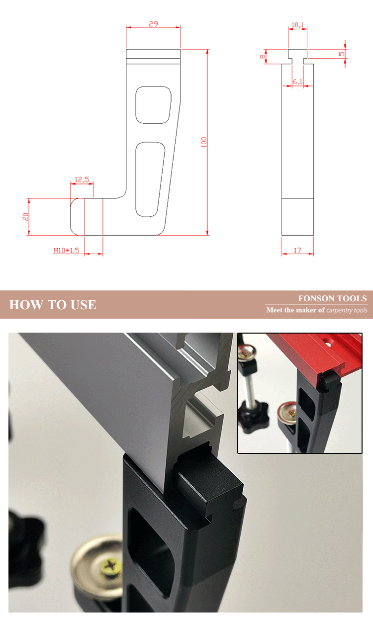 Backer fixing clip view 4