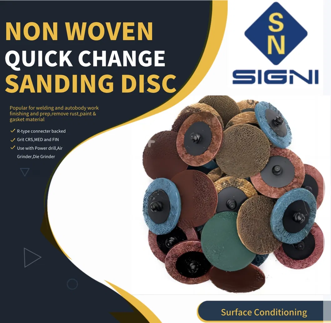 R-Type Quick Release Nylon Abrasive Disc for Metal Polishing