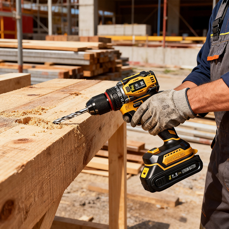 Professional 21V Max Cordless Electric Impact Drill Kit Multifunctional Hand Tool Set With Hard Case for Household Repair