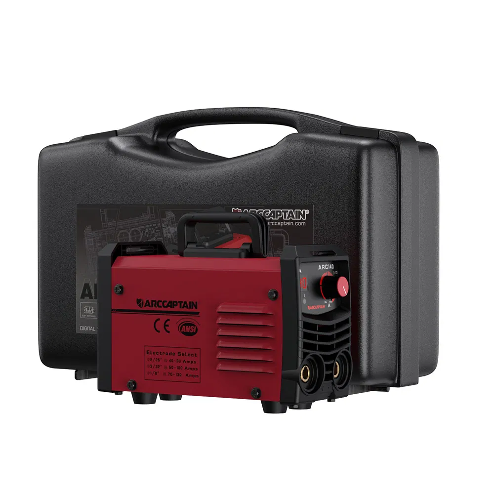 Arccaptain European Standard Compact 230V Arc Welder 140A MMA Welding System with Portable Storage Kit