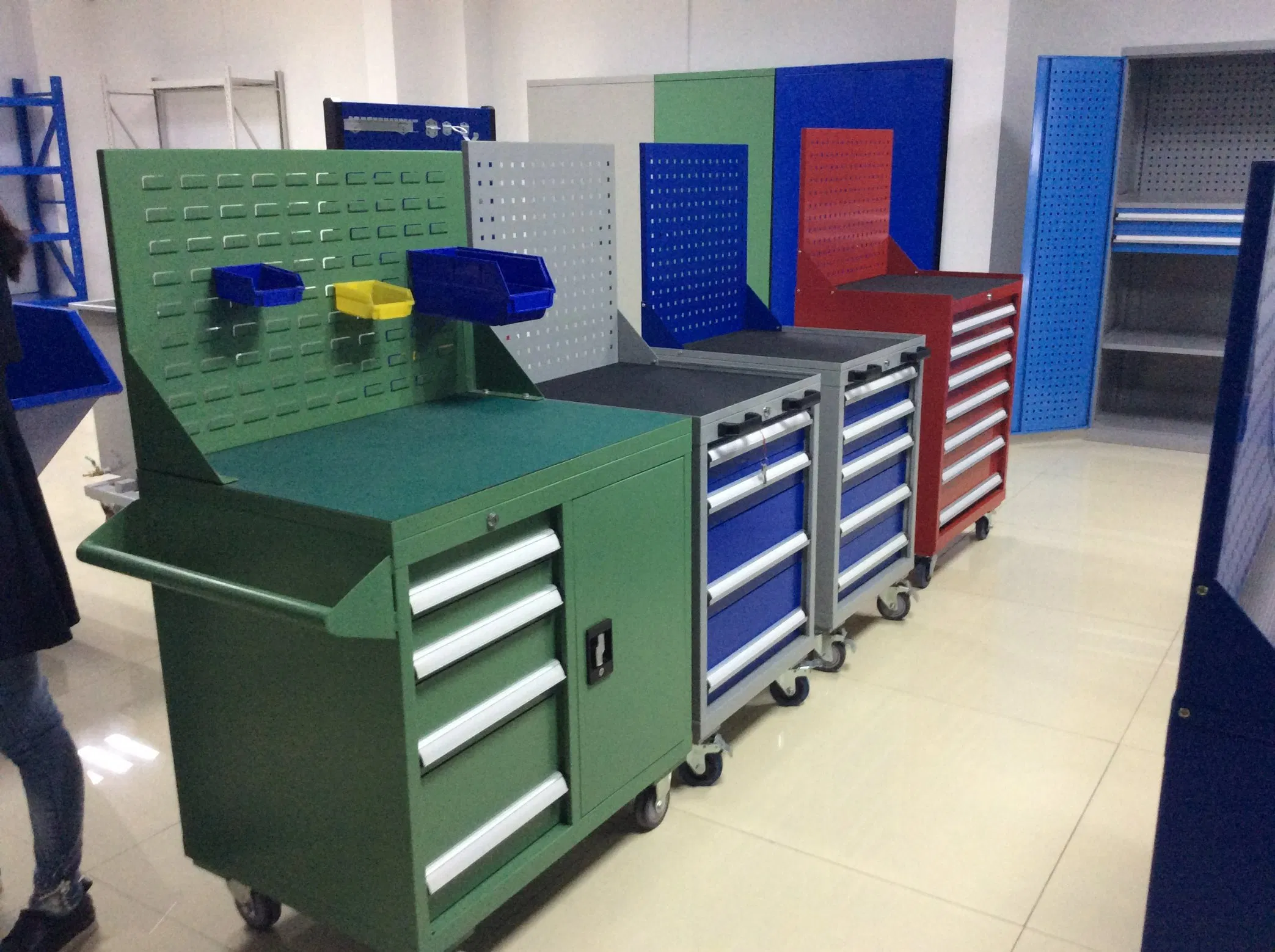 Factory Price 72 Inch Modular Tool Storage System with Top Chest