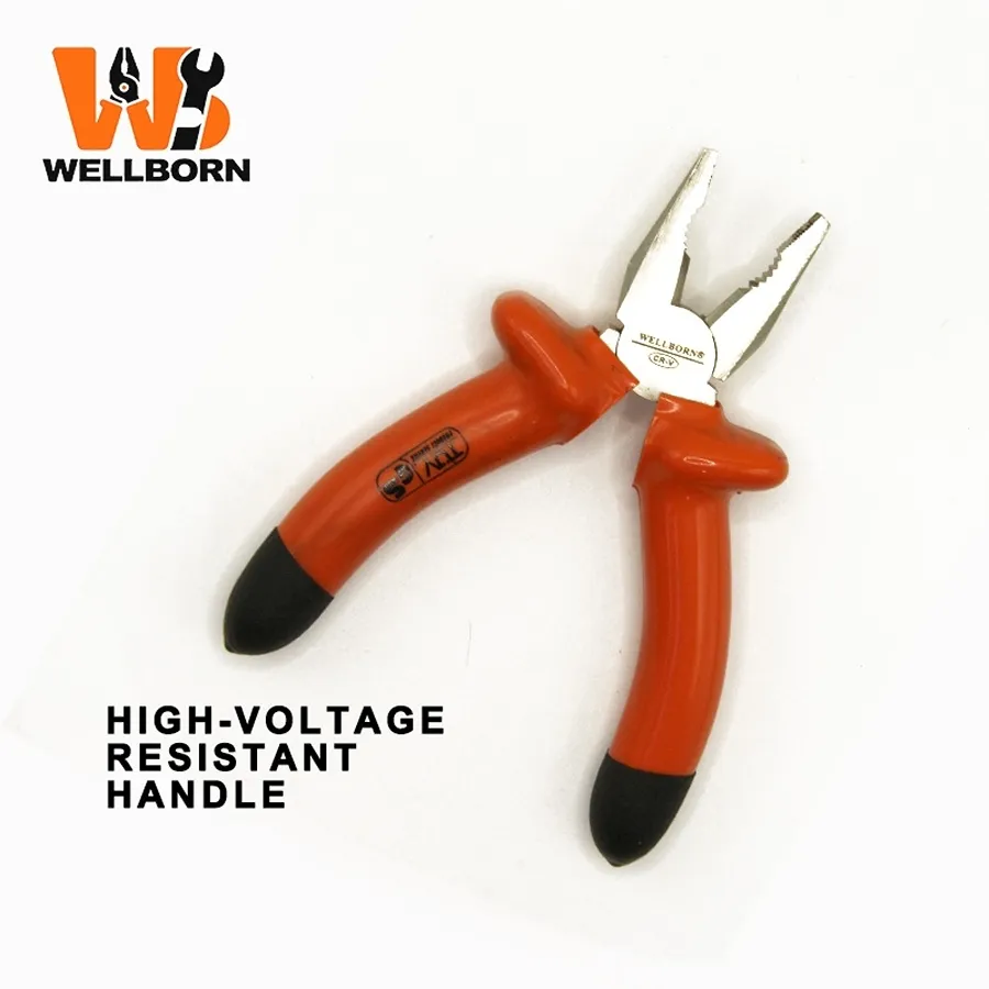 Strong Clamping Force a-025 Orange Steel Tool Plier for Furniture Assembly