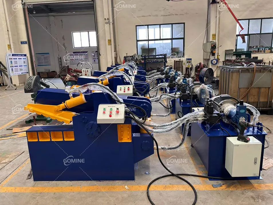 Metal Recycling Machine Hydraulic Guillotine Steel Rebar Shearing Machine Alligator Shears