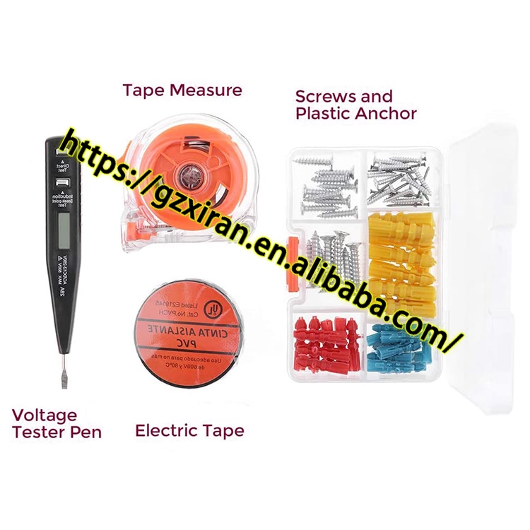 100 Piece High Quality Household Carpentry Repair Full Best Professional Box Kit Hand Tool Set for Mechanics