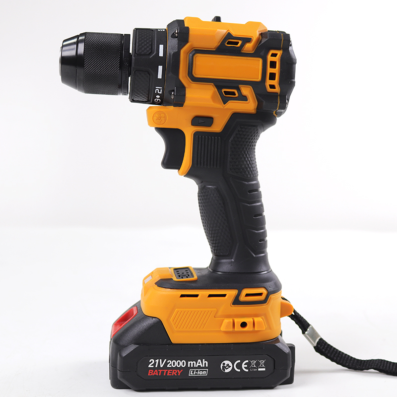 21V Lithium-ion Brushless Electric Battery Drill Hand Power Tools Cordless Brushless Drill