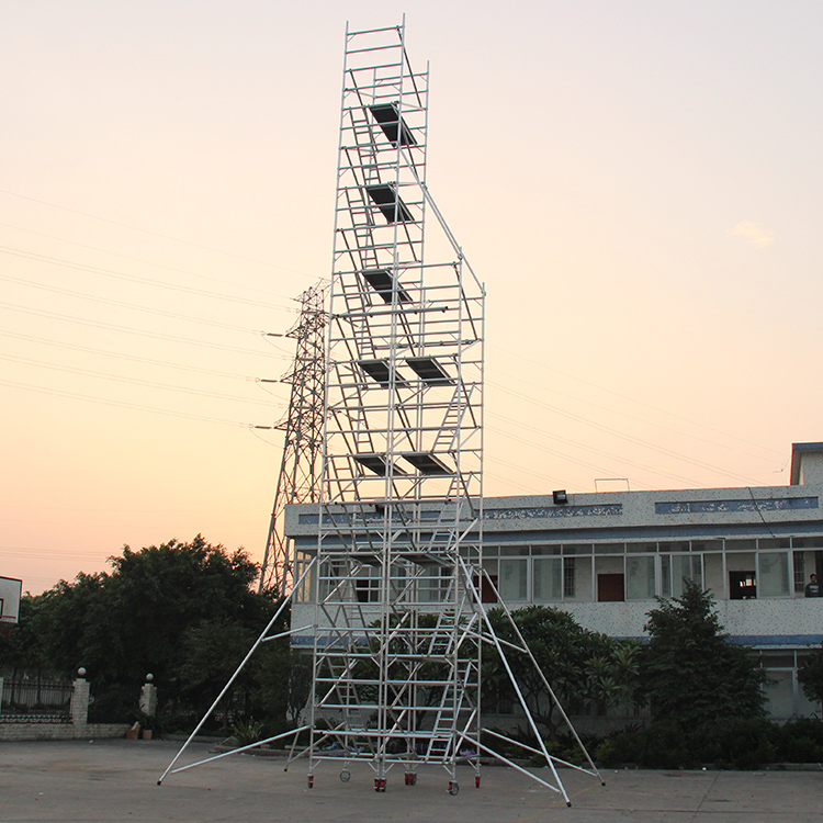 Portable Aluminum Stair Scaffolding System for Construction Projects