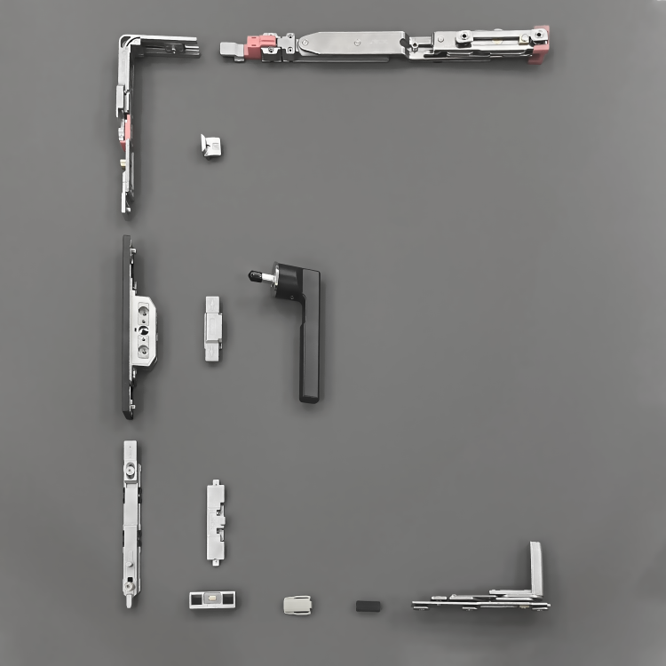 High End Door Window Accessories Europe Standard 20 Slot Sistema Para Ventana Oscilobatiente Window Hardware for Aluminum Window