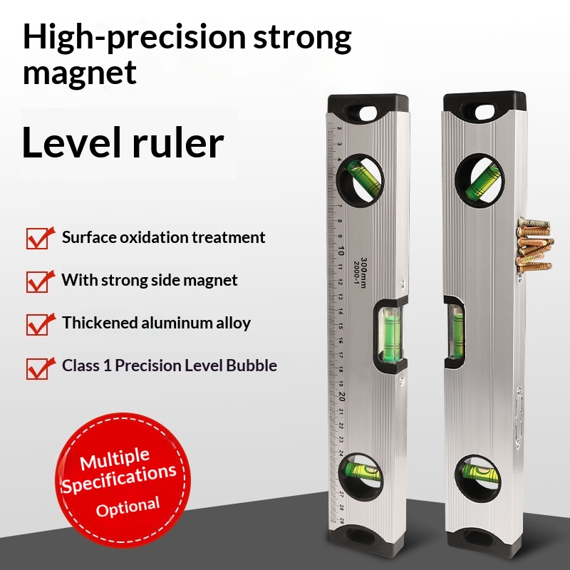 Wholesale Aluminum Alloy Multifunctional Magnetic Level with Magnet for Home Decoration Measuring Leveling Tool