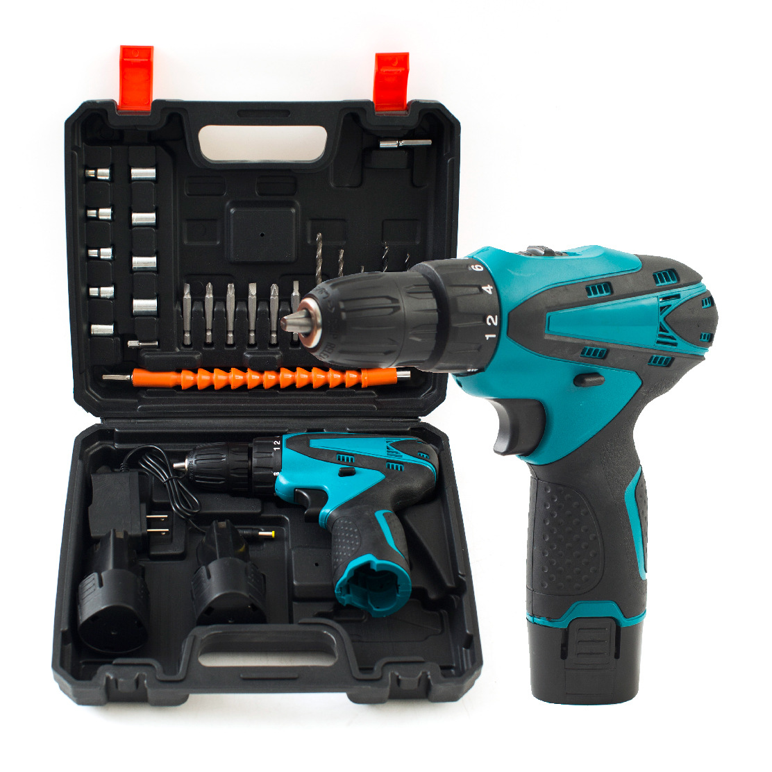 High Quality 12V Rechargeable Lithium Electric Drill Cordless Power Tools Kits for Home Improvement &amp; DIY Projects