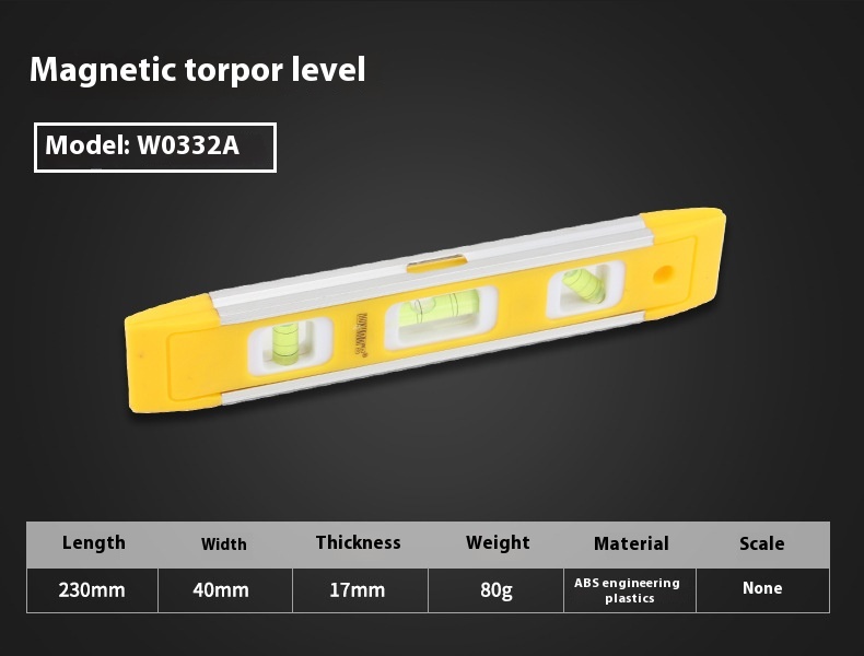 Industrial-Grade Mini Household Aluminium Alloy Spirit Level