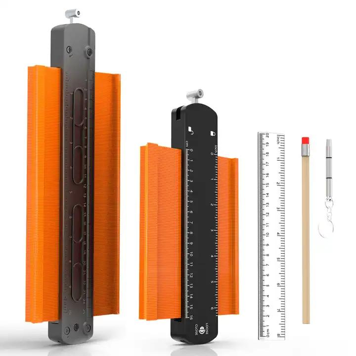 New Measuring Tools Profile Scribing Ruler Contour Gauge with Lock