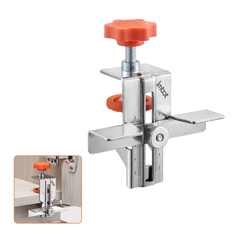 Imbot OEM Stainless Steel Cabinet Door Positioning Tool Kit Adjustable Jig for DIY Home Repairs and Installations