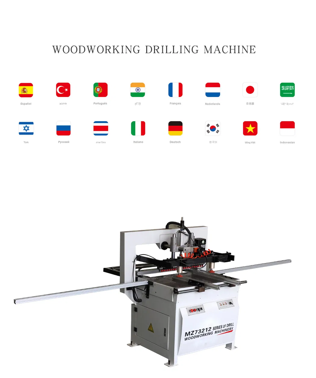 Advanced Programmable Single Row Drilling Machine for Furniture Assembly