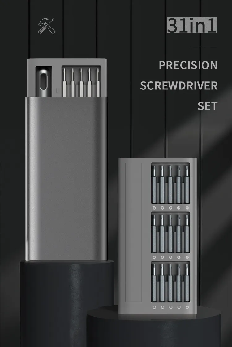 Custom Gift 31in1 Screwdriver Sets Multi-Function Professional Repair Tool Kit for Phone