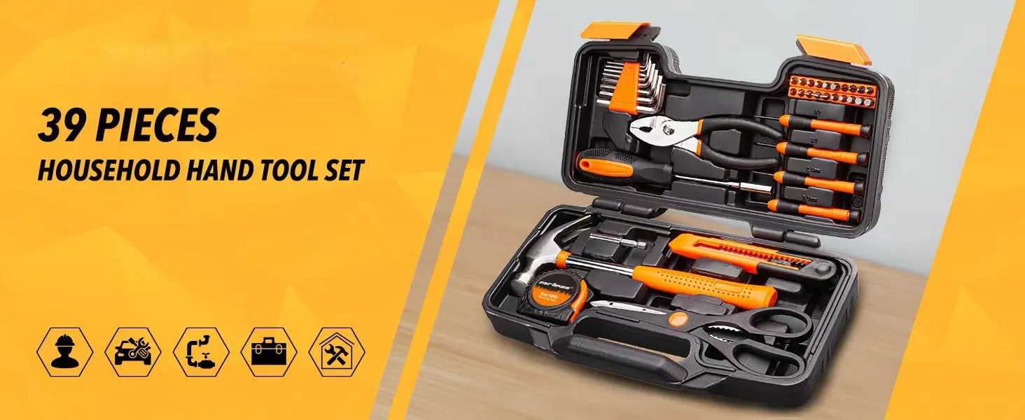 39 Piece Tool Set Details