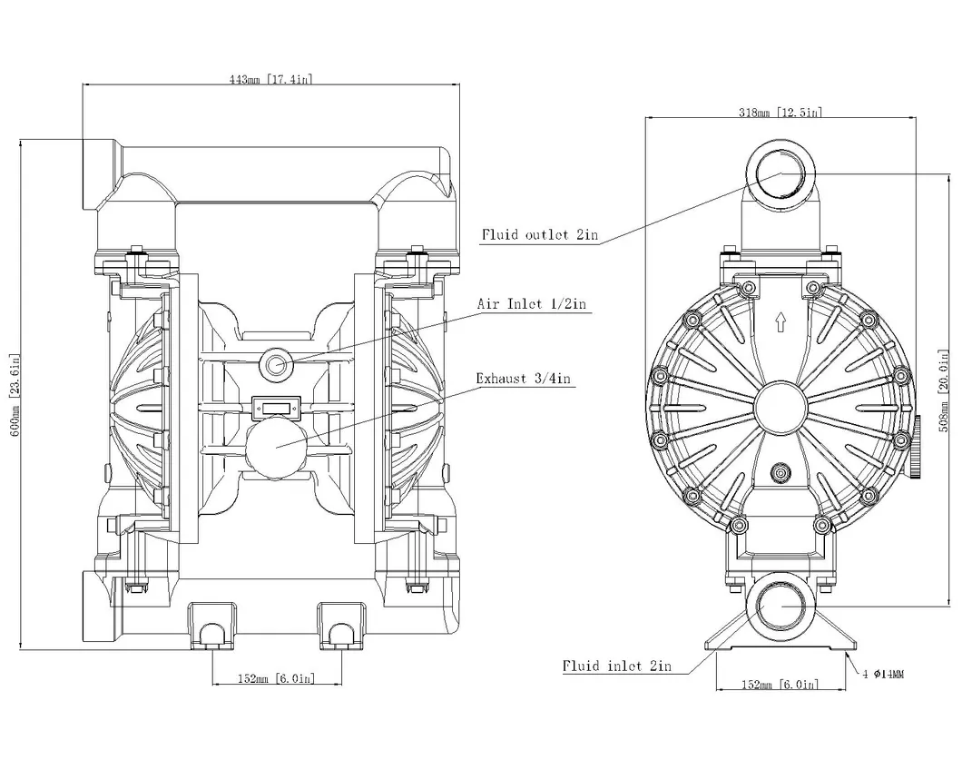 AODD Pump Installation diagram