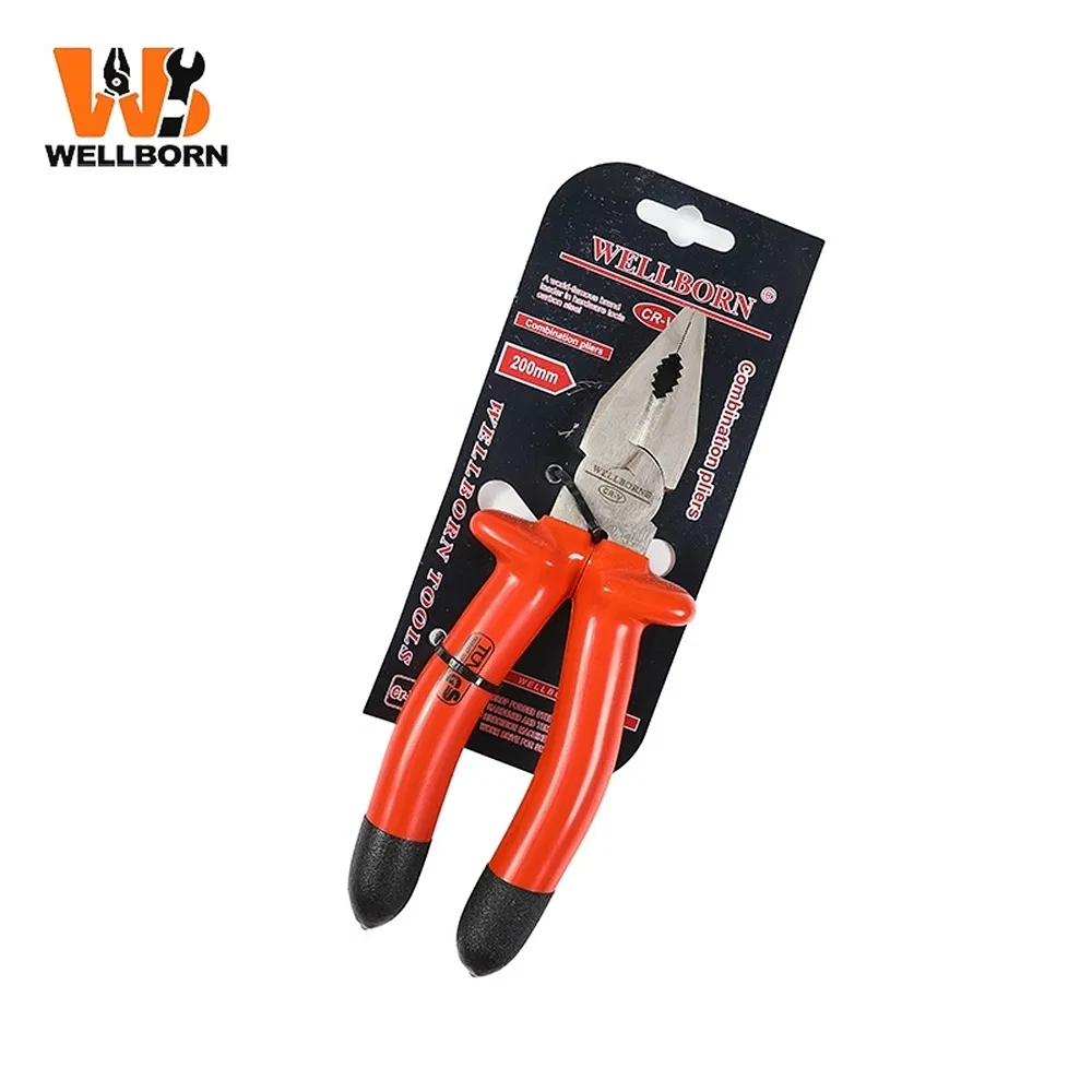 Strong Clamping Force a-025 Orange Steel Tool Plier for Furniture Assembly