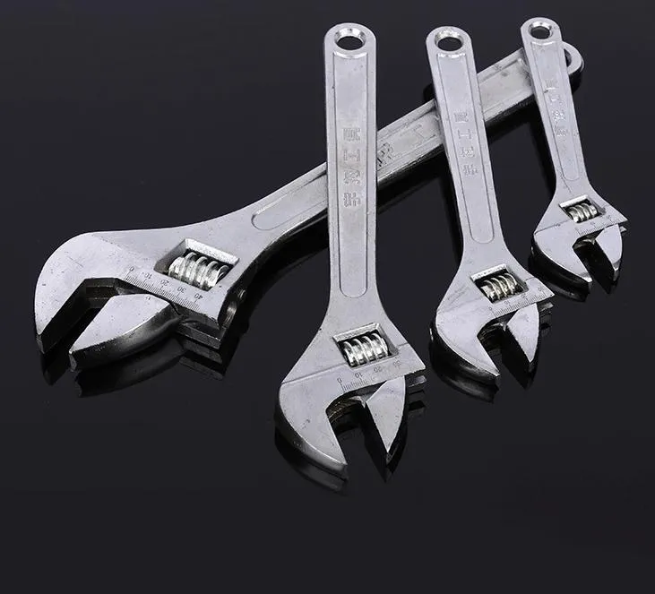 Drop-Forged Adjustable Wrench Set