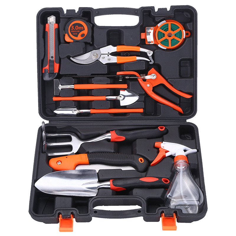 Manual Carbon Steel Woodworking Home Repair Engineering Combination Set with Electric Tool Box