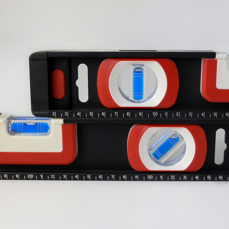 Spirit Level Set with Multiple Sizes, High Precision Bubble Level Rulers (3 Vials) for Construction, Hanging &amp; Home Decoration