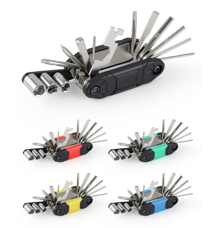 Outdoor Emergency Bike Repair Tool Kit EDC Multitool Survival Gadget Item Bicycle Mini Multi Function Tools Gadgets