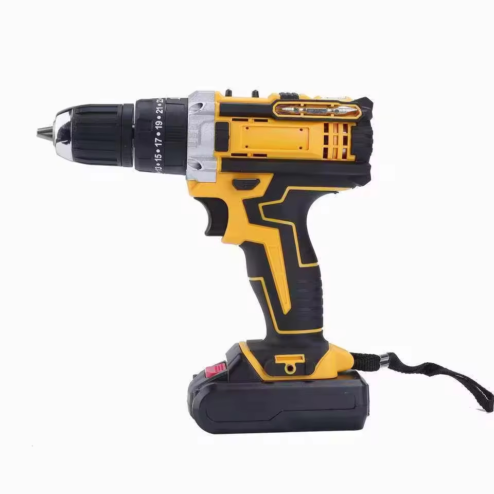Portable Wireless Battery-Powered Variable Speed Impact Drill 110V Cordless With LED Light OEM Customization 1 Year Warranty