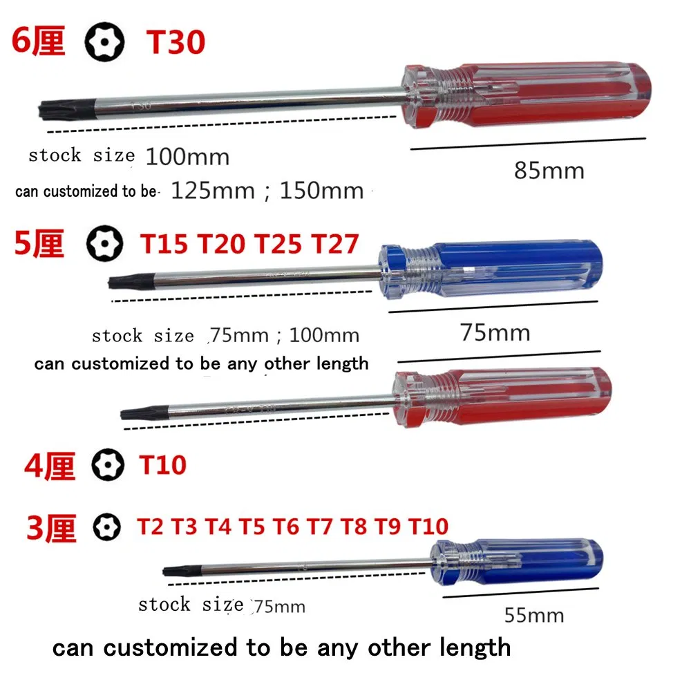 Furniture Assembly Flathead Screw-Tightening Anti-Scratch Comfort-Grip Furniture Flathead Screwdriver