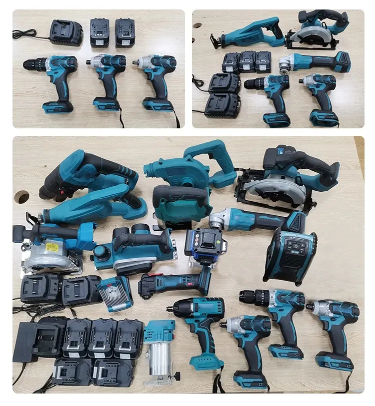 20V Lithium Battery Operated Hand Tool Sets Household Power Tools Combo Kits
