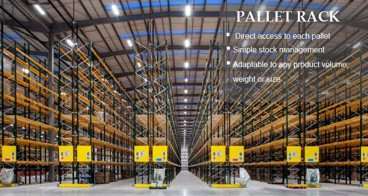 Industrial Warehouse Heavy Duty Portable Pallet Rack System Steel Shelving