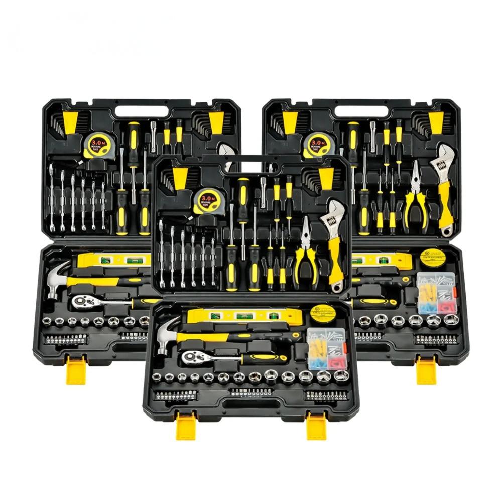 Certified 108PCS Household Emergency Kit All-in-One Home &amp; Garden Repair Tool Set with Hard Case OEM Available