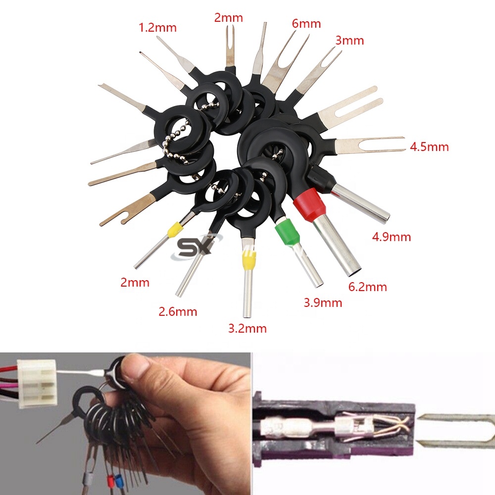 18pcs /36pcs /26pcs/Set Car Electrical Wiring Crimp Connector Pin Extractor Kit Automobile Repair Tool terminal removal tool