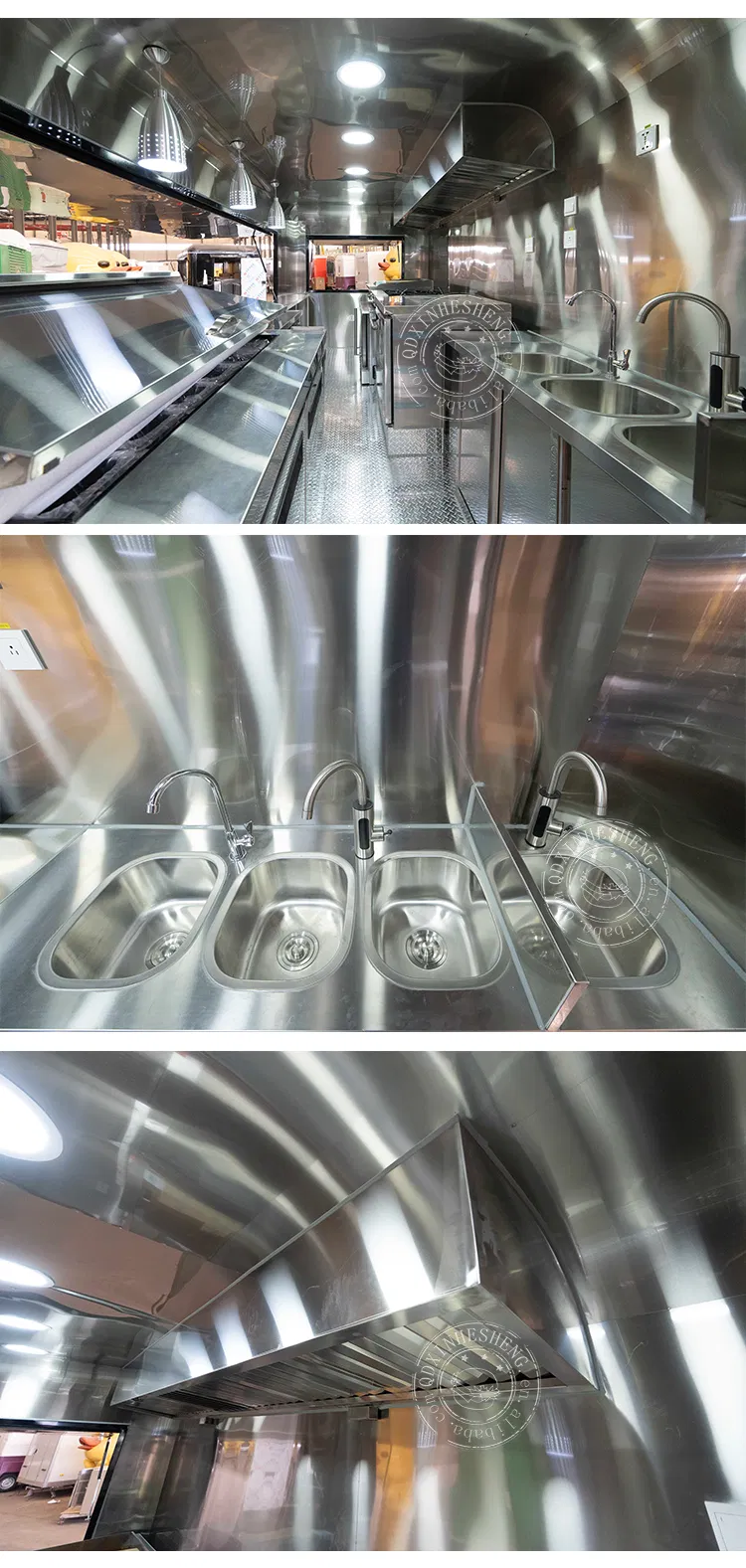 Customize Camping RV Trailer Factory Manufacturer Street Food Kebap Drinks Coffee Burger Hotdog Food Trailer Cart