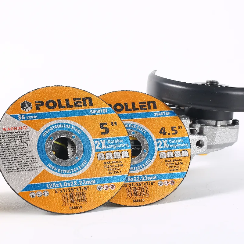 Double Reinforced Cutting Disc for Fragmentation Proof Operation on High Hardness Steel