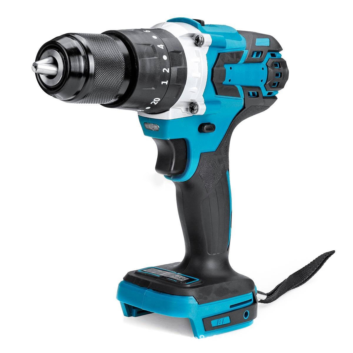 Brushless 5 in 1 Cordless Electric Drill Set with Case for Home Repair and Woodworking Lithium Battery Included