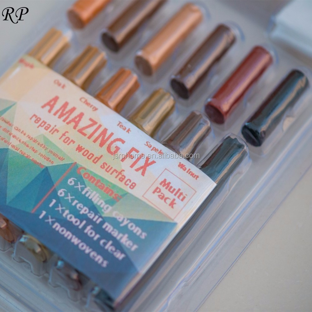 Furniture Touch Up Pen Repair Filler Stickers Kit