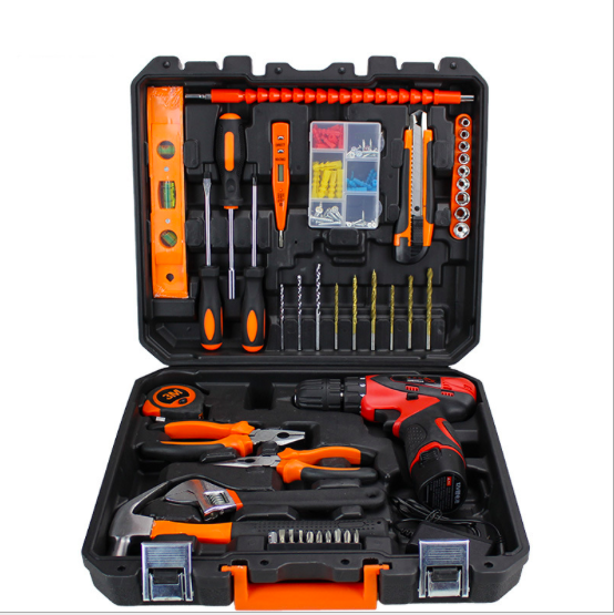 General Household Hand Tool Kit with Plastictool Box