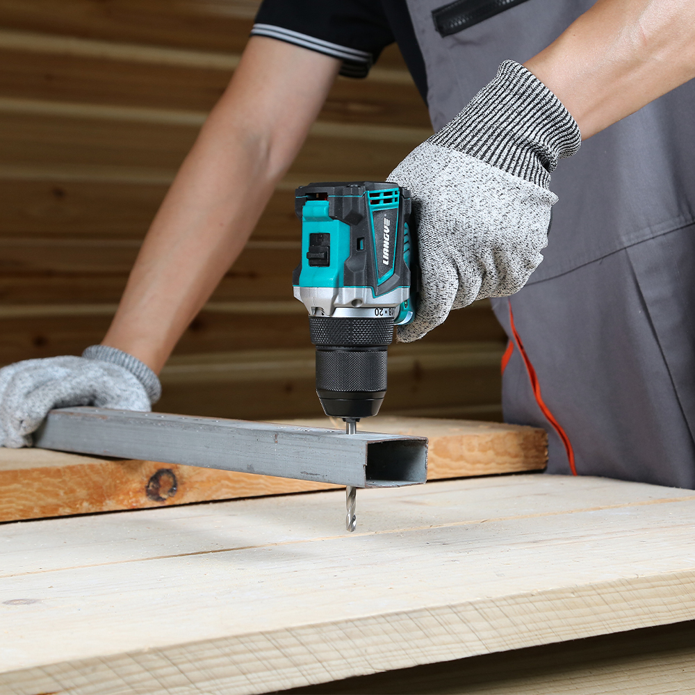 Lightweight Cordless Hand Drill and Screwdriver with 50NM Torque, Perfect for Woodworking and Home Repairs