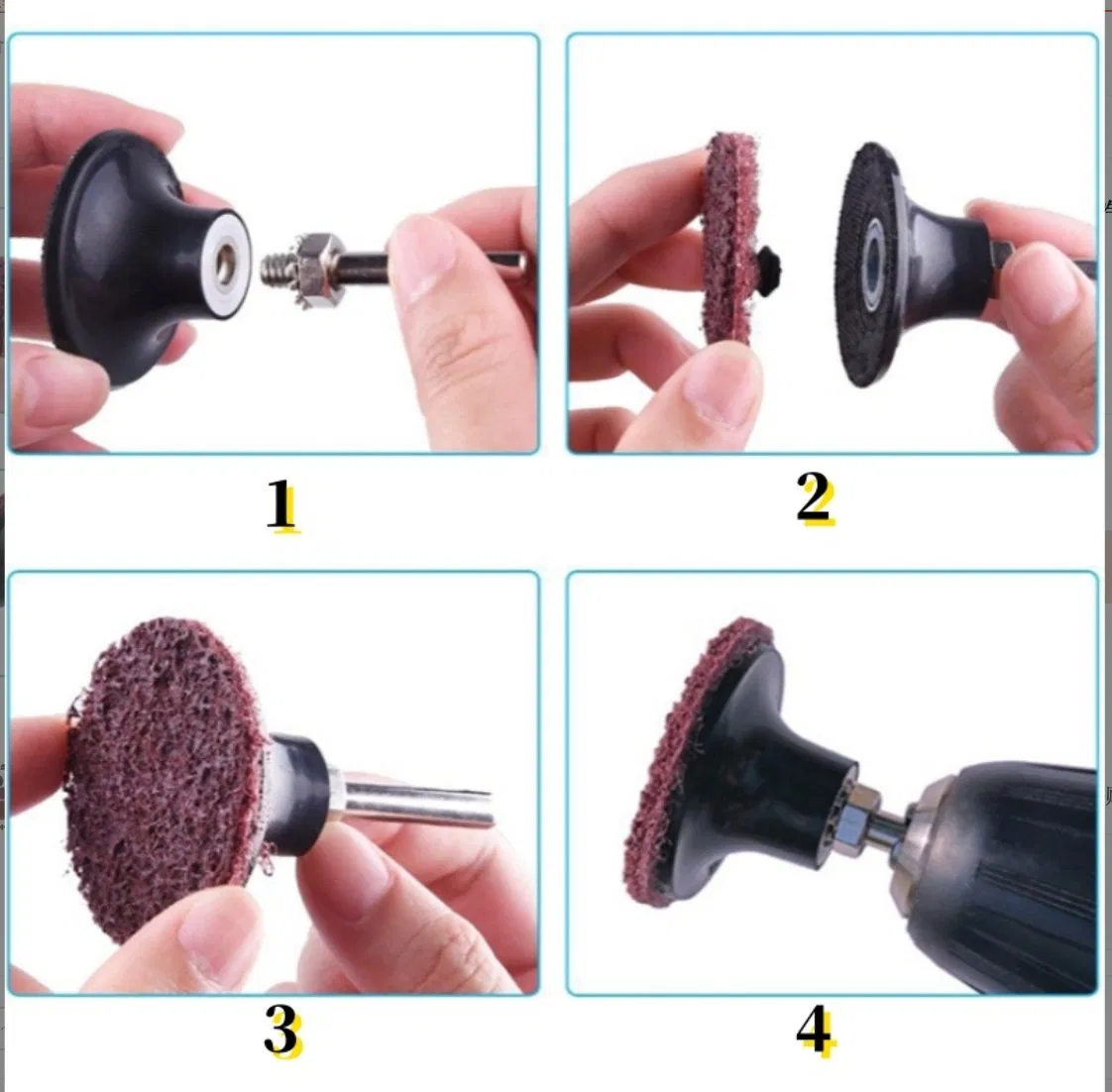 Signi Non-Woven Abrasive for Deburring &amp; Finishing Metal, Wood, Plastic <K>