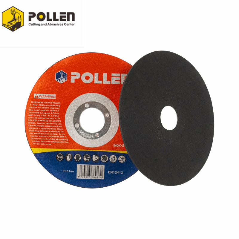 Double Reinforced Cutting Disc for Fragmentation Proof Operation on High Hardness Steel
