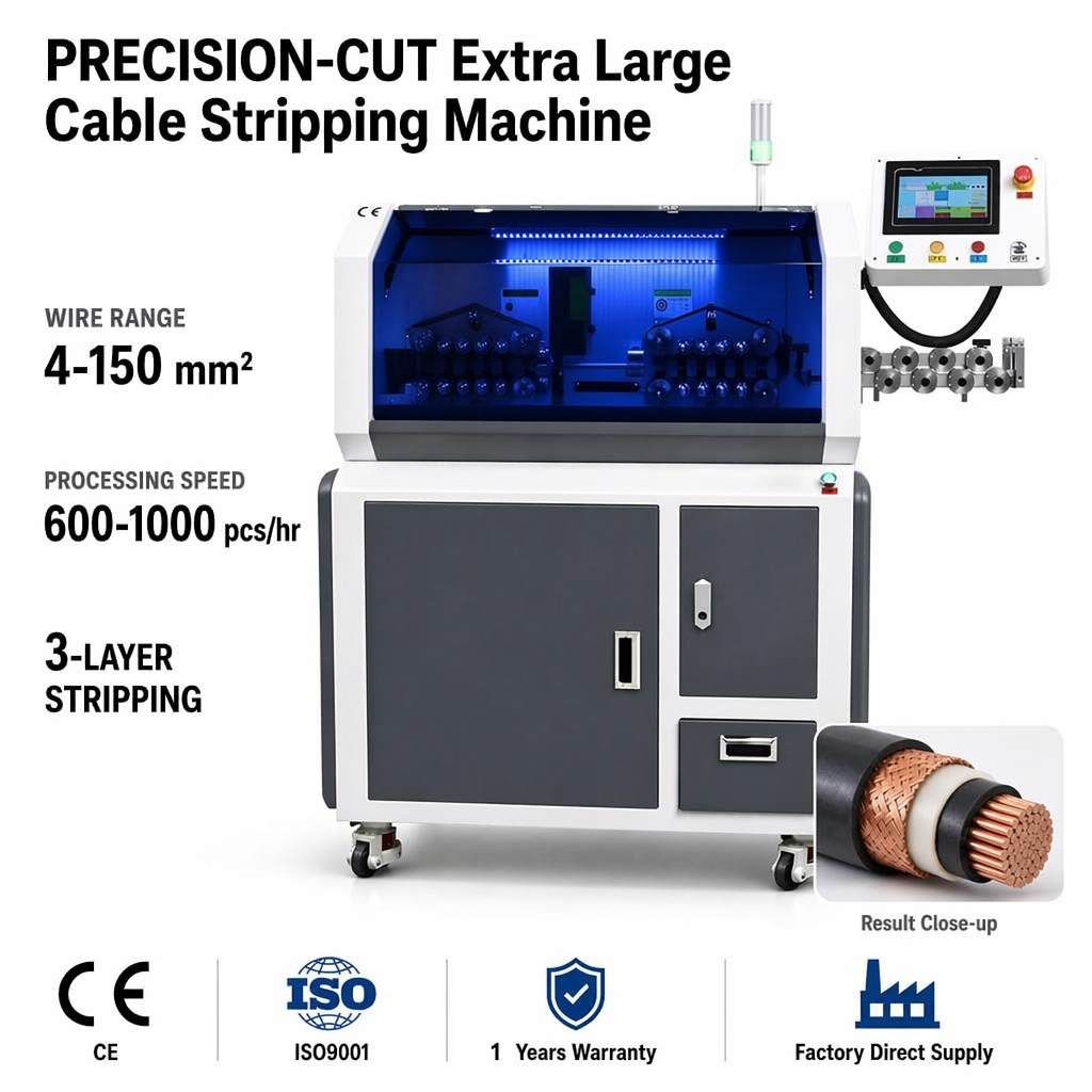 Wholesale B2B Fully Automatic Advanced Wire Cutting And Stripping Machine Precision Electronic Cable Stripper Tool