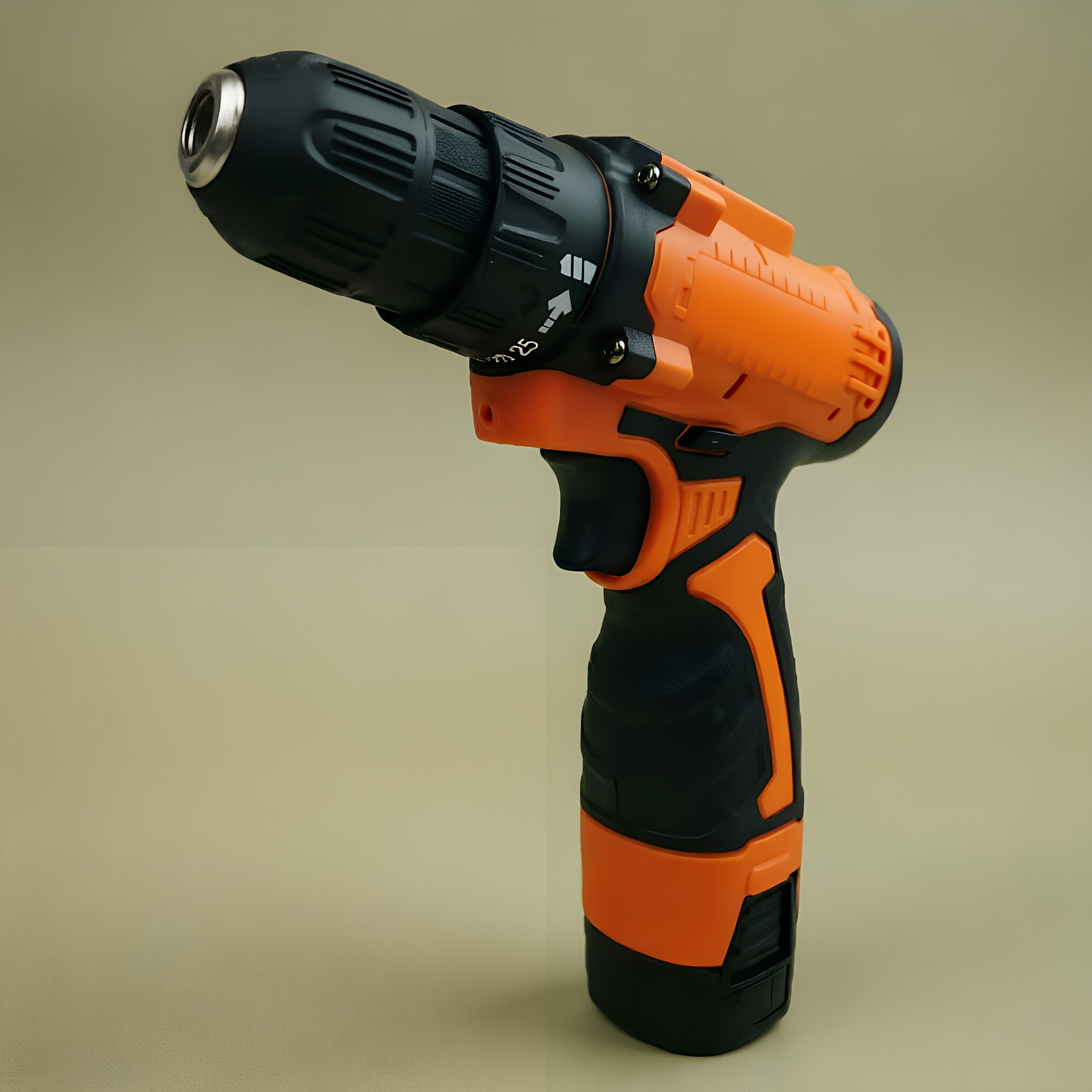 16V Cordless Electric Drill 2 Battery Lithium-Ion Rechargeable Screwdriver Power Tool Kit with Case for Home DIY