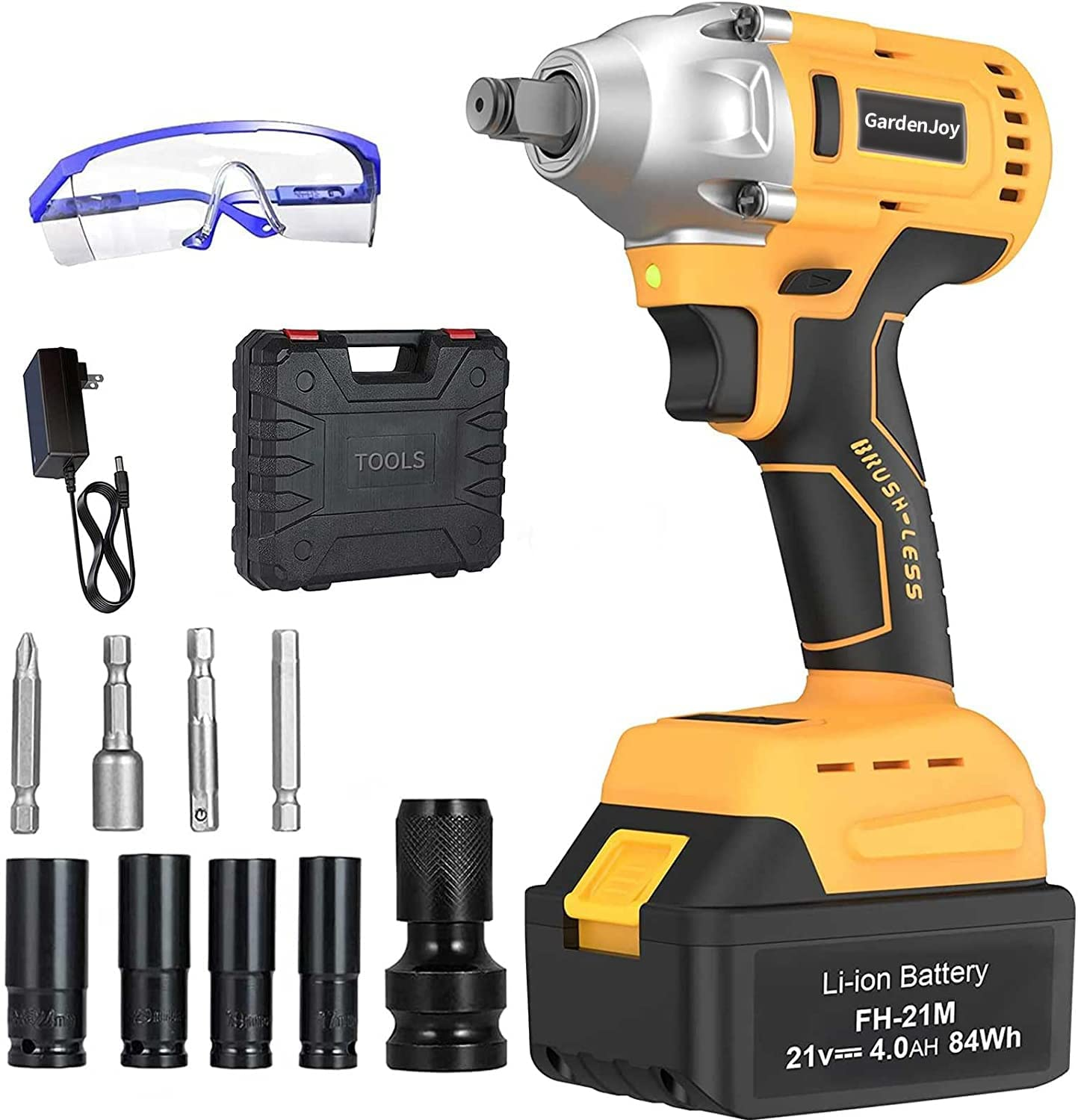 Mini 21V Cordless Screwdriver DIY Electric Power Tool with Lithium Battery Impact Wrench for Home Improvement Projects
